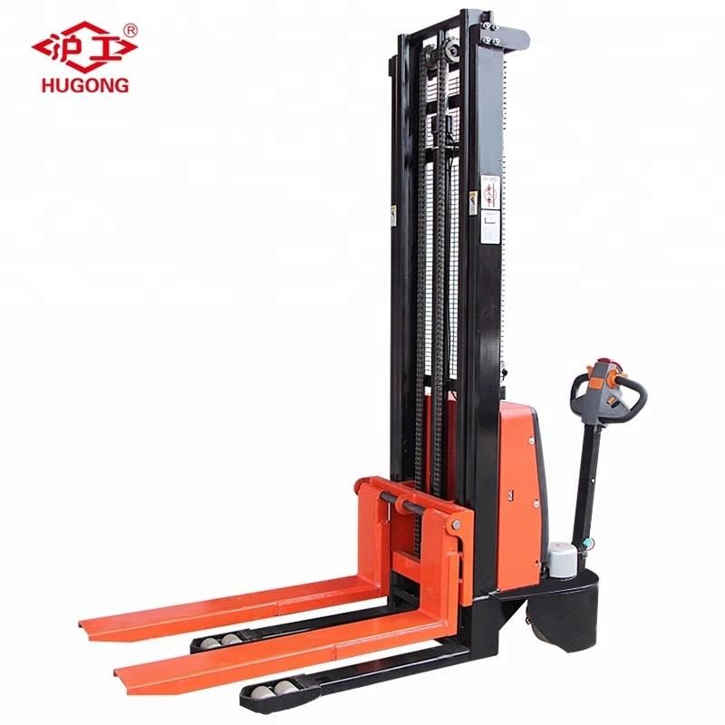 Good Price 1.5 Ton 3m Semi Electric Pallet Stacker Forklift