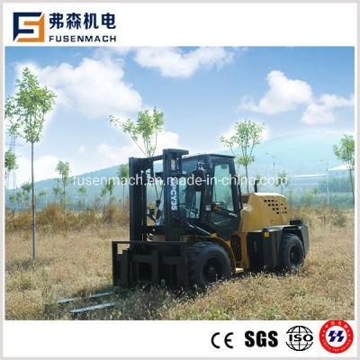 3t Rough Terrain 4WD Diesel Forklift with Ce