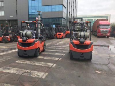 Vift Dual Fuel Fork Lift LPG Gasoline Forklift 6 Ton 5 Ton 3.5 Ton 3 Ton Forklift Truck with Japanese Engine, Side Shifter, Fork Positioner