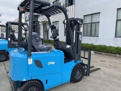 Factory Direct Sale Imported Battery Solid Tyre 2t Electric Forklift with Curtis Electric Controller (CPD20)
