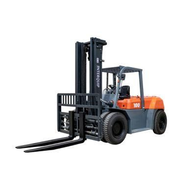 Good Performance Double Front Tires 10 Ton Diesel Forklift with Hydraulic Transmission
