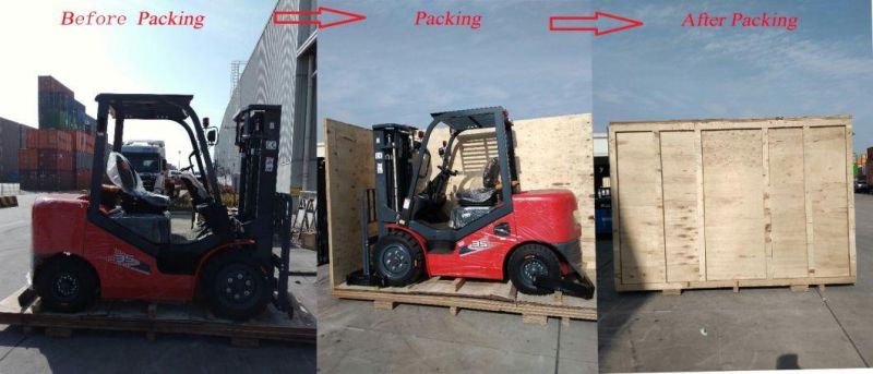 Tcm 3.0 Ton Diesel Forklift Truck with Isuze Engine Price