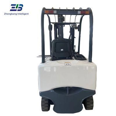 1.5ton Electric Forklift Truck for Logistics Small Handing Equipment with Small Steering Wheel