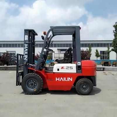 Hailin in Stock Factory Price Euro 3 Euro 5 EPA Diesel Forklift Truck 2ton Forklift with Japanese Engine Side Shift and CE