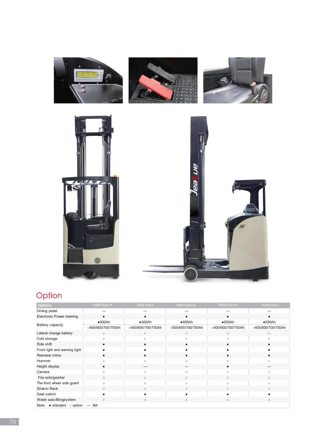 High Narrow Aisle Reach Trucks Forklift for Material Handling/Warehouse Loading