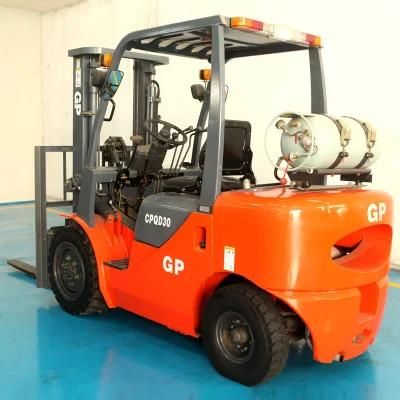 Gasoline LPG Forklift 2ton 2.5ton Duel Fuel Powered Forklift