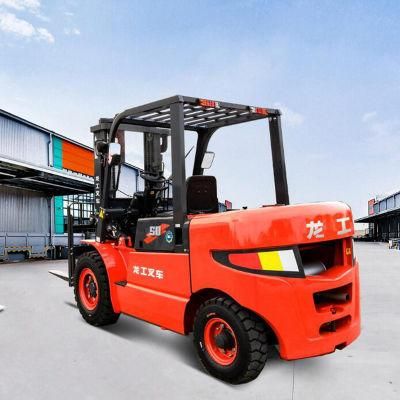 Counter Balanced Stacker Four Wheel Forklift with Max Load 4000kg 4500kg 5000kg