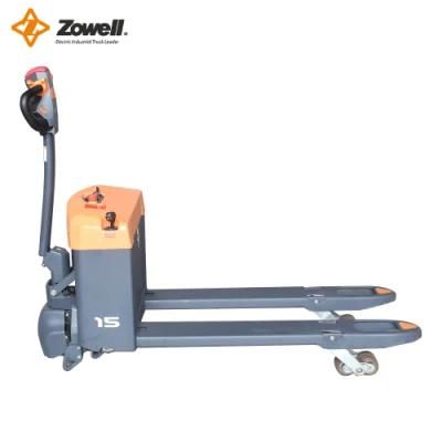 China Electric Zowell Wooden Fork Lift Truck Forklift Price Pallet Jack with Low Xpc15