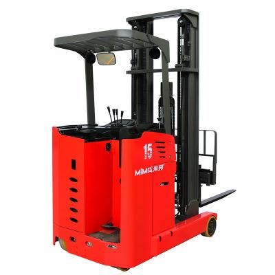 Factory Direct 1000kg Lithium Ion Battery Operated Electric Reach Forklift