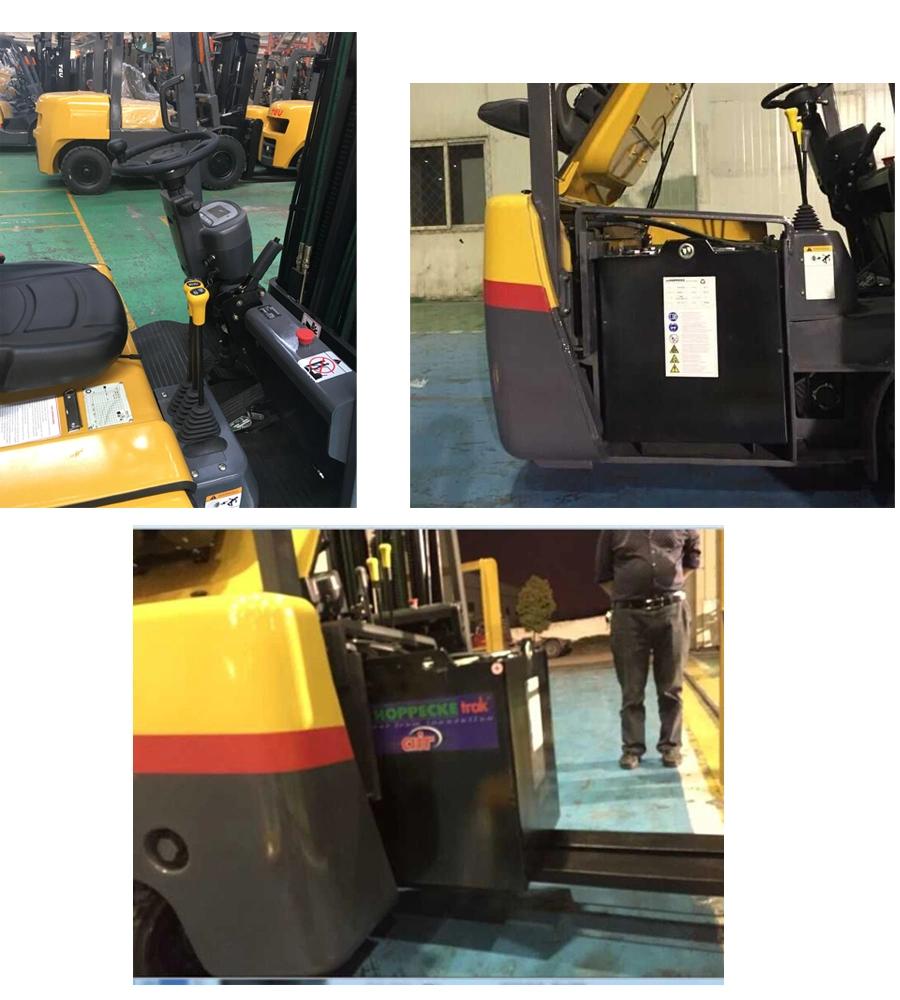 1.5-2.0 Ton Electric 3 Three-Wheel Battery Reach Diesel Forklift Truck