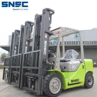 3ton Diesel Forklift Triplex Mast with Rotating Clamp