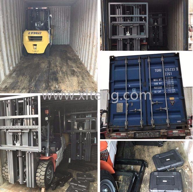 Ltmg 3.5ton LPG Gasoline Forklift with Closed Cab