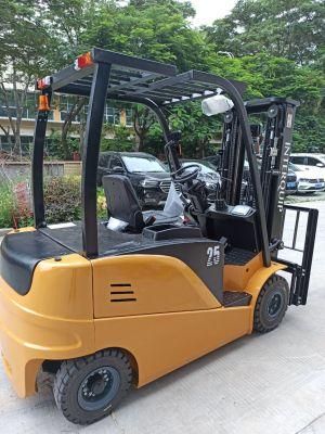 Optional Attachment Factory Price 2.5 Ton Electric/Battery Forklift with Large Capacity Battery