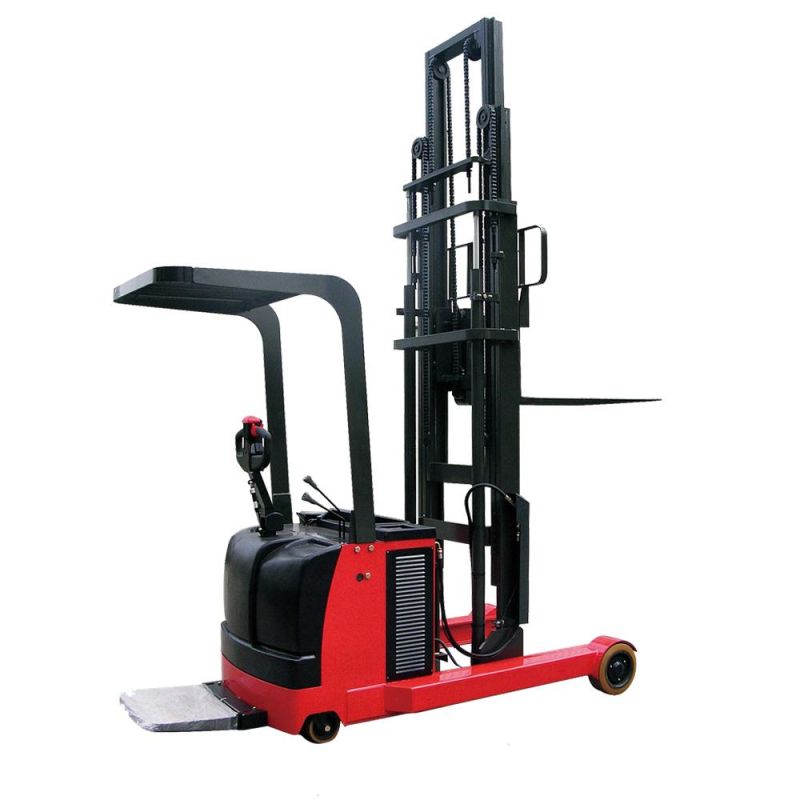 1.5ton 2ton 5.5m Narrow Aisle Electric Reach Stacker Suitable for Drive-in Racks