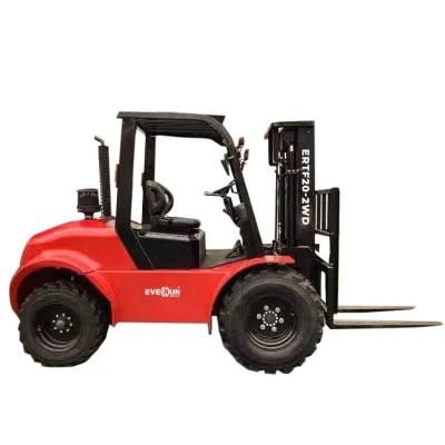 Everun Ertf20-2WD 2t China Made Diesel Forklift with Reliable Performance