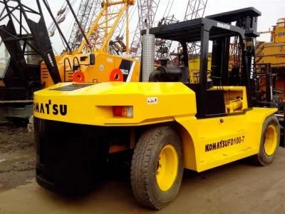 Construction Machinery Lifting Equipment Diesel Forklift Truck Used Komatsu Fd100