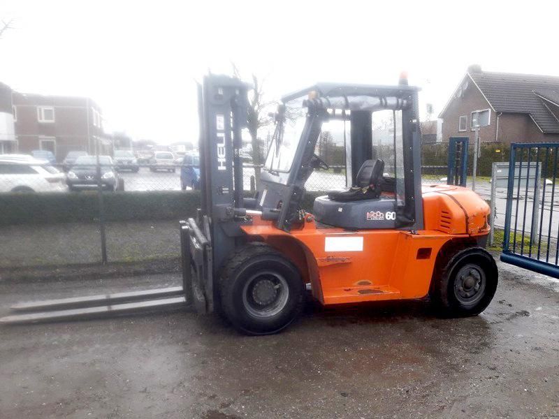 Heli 4t 5t 7t Fork Lifter Euro3 Diesel Forklift Truck