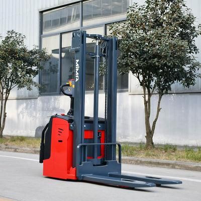 Low Price 5000mm Full Electric Pallet Stacker on Sale