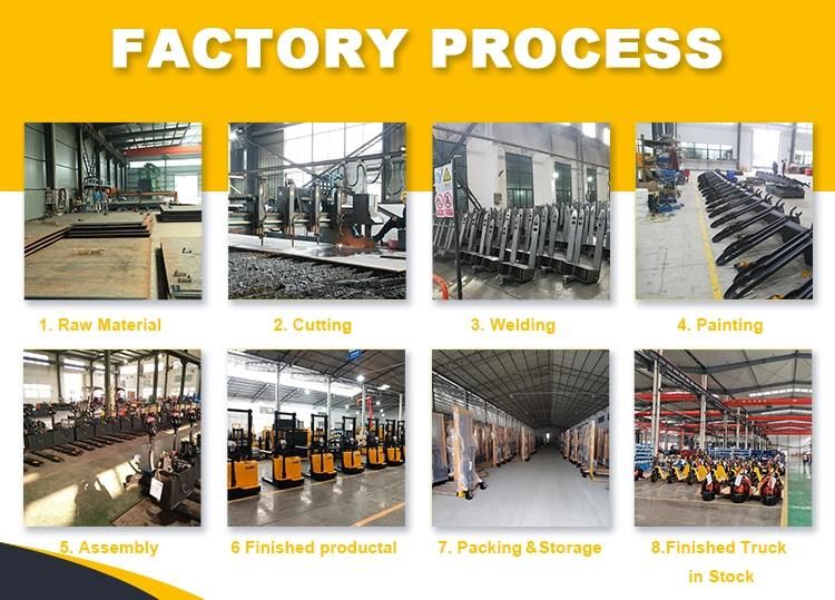 Battery High Reach Forklift 1 Ton 1.5 Ton 2 Ton 2.5 Ton 3 Ton Electric Stand up Reach Truck with Max 12m Lifting Height