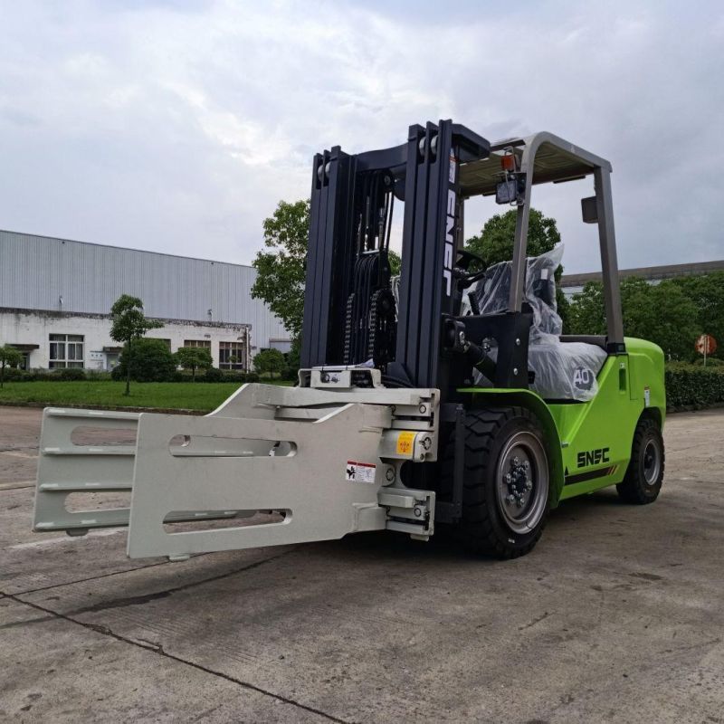 4ton Carretilla Elevadora Diesel Gas Proapne Forklift Montacargas Paper Roll Clamp