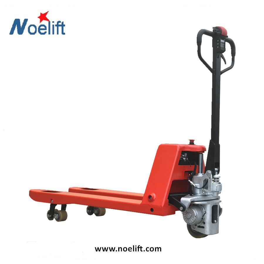 Semi Electric Powered Pallet Truck 1.5t with Forks 540X1150mm