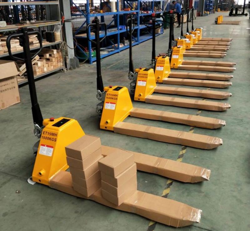 Mini Range Pallet Truck 2t Semi Electric Powered Pallet Truck 1.5t Chariot Elevateur