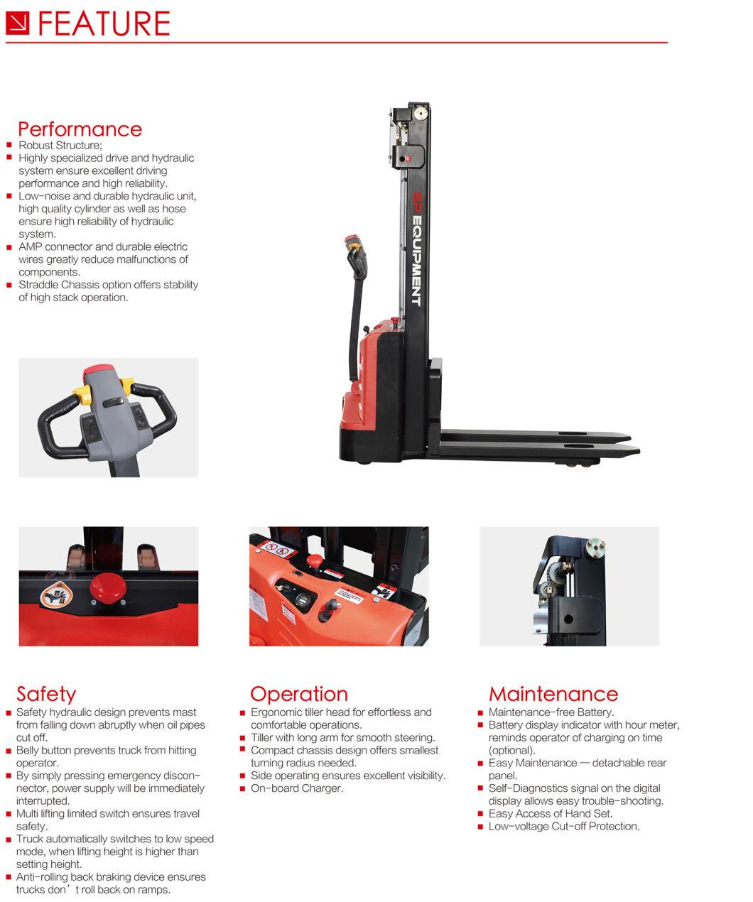 1.0/1.2t Mini Electric Walkie Stacker