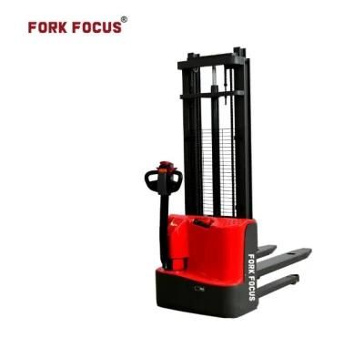 Walkie Electric Forkfocus Forklift Pallet Stacker for Warehouse Machine