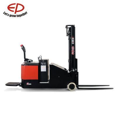 Electric Standing Counterbalanced Stacker Es15-15CS for Non-Standardized Pallet Lift 3.2m