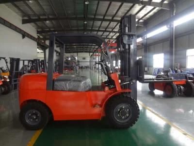 New Forklift with Cotton Bale Clamp Triplex Mast Diesel Forklift