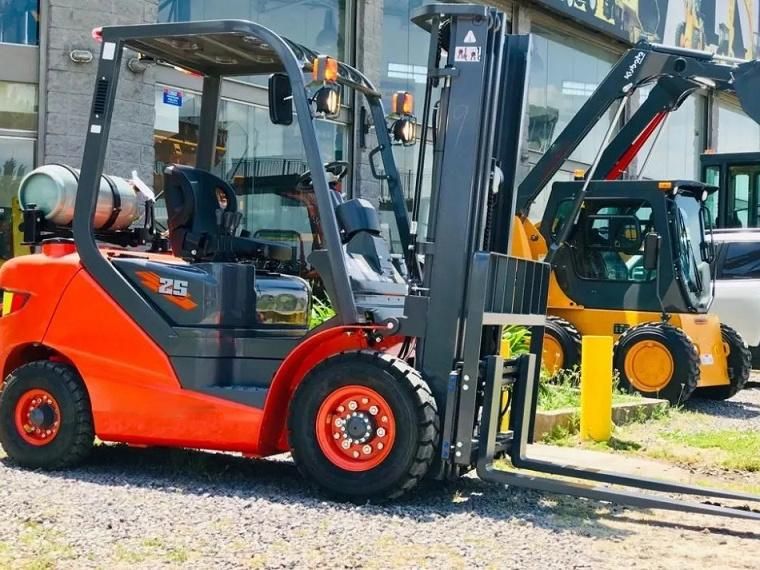 Sturdy Construction 2.5 Ton Lp Gas Engine Forklift LG25glt