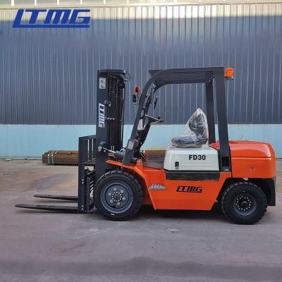 Chinese 3tons 1 Powered 3.5 Ton Diesel Forklift with Side Shifter Manufacture