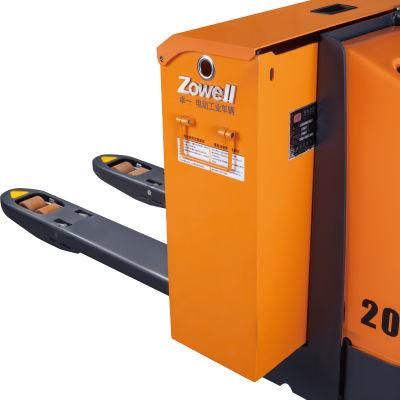 Zowell 1 Year Wooden China Pallet Truck Electric Forklift XP20
