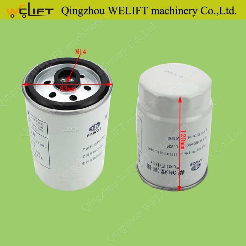 Forklift Spare Parts Fuel Filter for FAW Engine 490xc-1117011-B4l-00