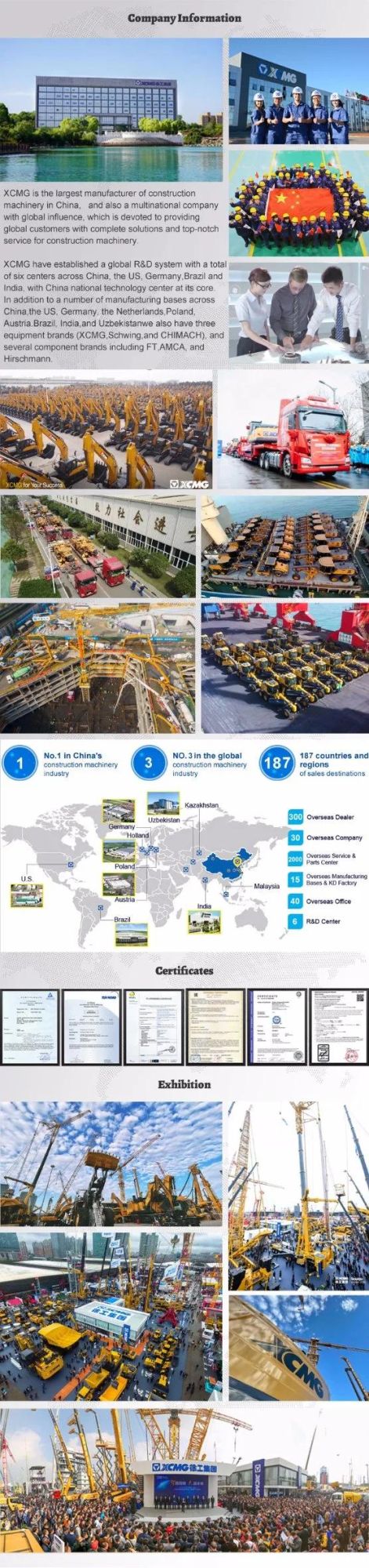 XCMG Official Reach Stacker Xcs45u China New 45 Ton Stacker Reach for Containers Reach Stacker with Spare Parts Price