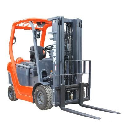 2ton LPG Erfb20 Diesel Gas Petrol Electric Forklift with Electric Power Have Reliable Performance