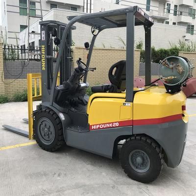 New Counterbalanced Hydraulic Transmisson 2 Ton LPG/Gas/Gasoline/Electric/Battery/Diesel Forklift Truck