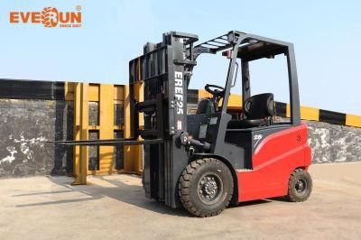 Everun Small Electric Forklift for Sale Eref25 2.5ton