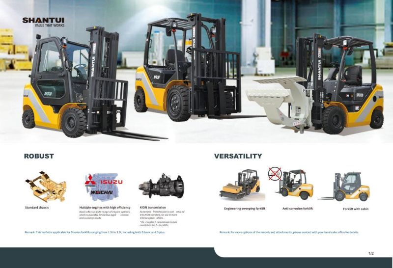 3ton Chinese Top Quality Forklift Most Popular Forklift Top Sale Forklift Sfd30