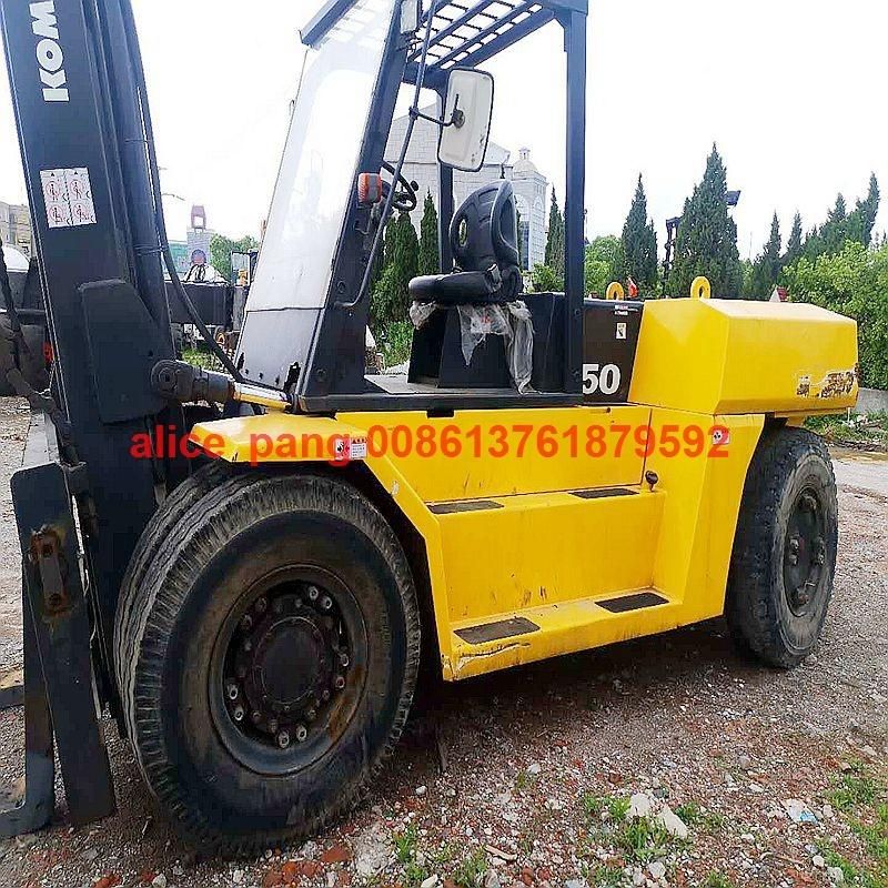 15ton Japan Used Komatsu Fd150 Heavy Duty Diesel Forklift for Sale