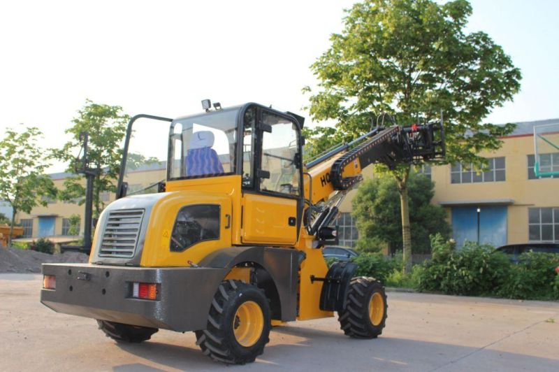 China Small Telescopic Forklift (HQ910T) with EPA 4 Engine