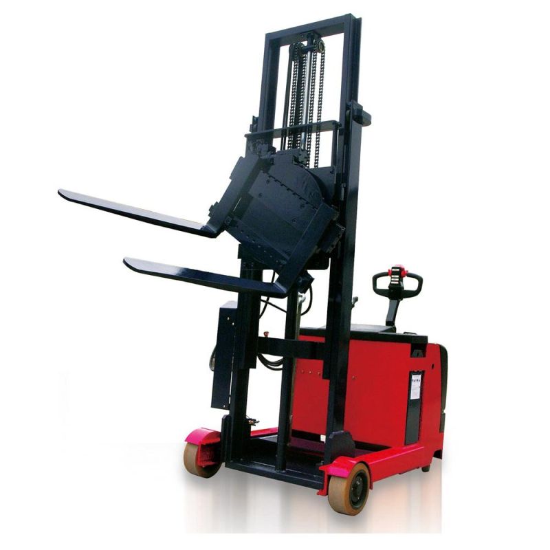 1ton 1.5ton Electric Counter Balance Mini Forklift with Rotating Forks Length 1070mm