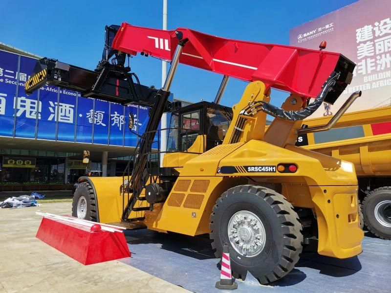 Port Machine 45 Ton Hydraulic Container Reach Stacker Srsc45h for Sale