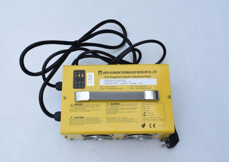 Yellow Gel-Sealed Battery Charger 50/60Hz 24V 20A Charger