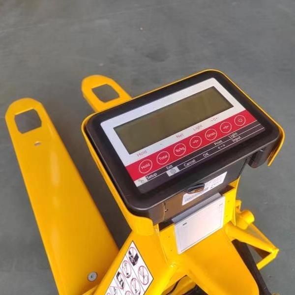 High Accuracy Hydraulic Manual Forklift 2000kg Cheap Hand Pallet Scale Truck