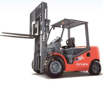 Heli Internal Combustion Counterbalanced 4t 4.5t 5t Forklift Trucks