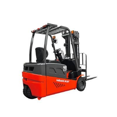 3 Wheel 2000kg Lithium Battery Electric Forklift with 4500mm