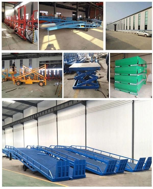 Hot-Sale 6ton-20ton Hydraulic Mobile Loading Ramp/Forklift Ramp/Dock Leveler/Container Loading Ramp