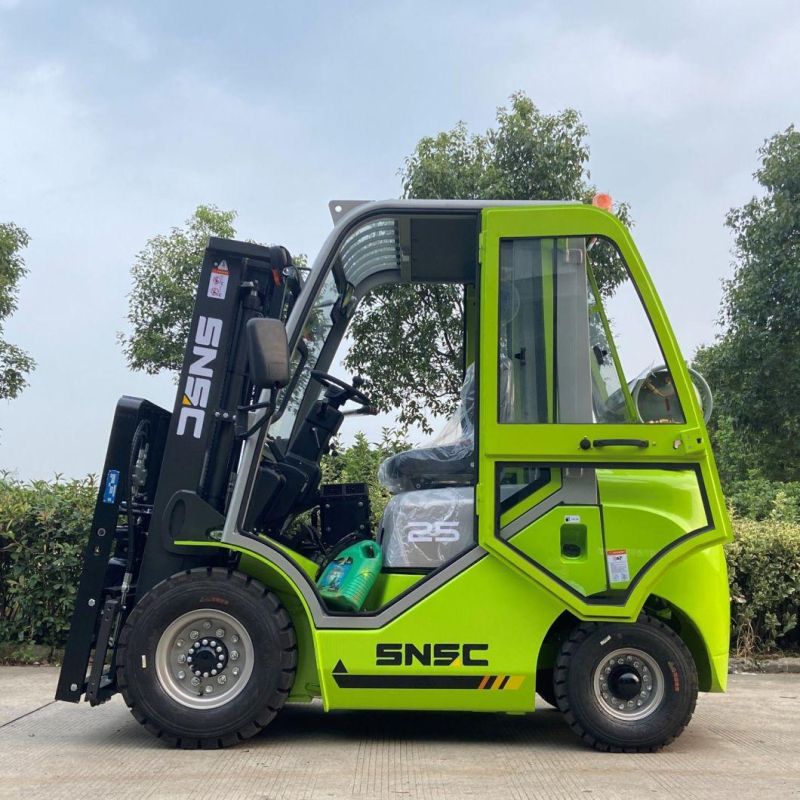 Diesel Gas GLP Petrol Forklift 2500kg Carretilla Elevadora Grua Horquilla