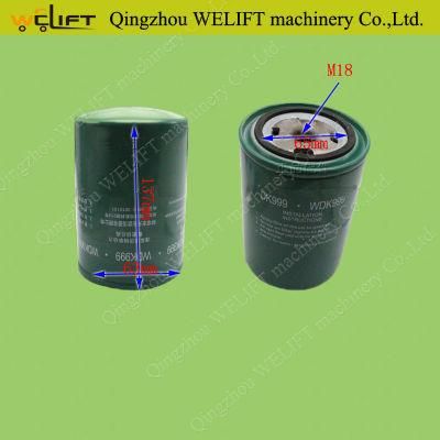 Forklift Spare Part Fuel Filter Wdk999 for Yuchai Yc 6108